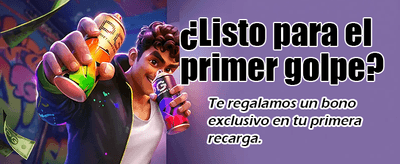 Bono de bienvenida exclusivo aquí banner